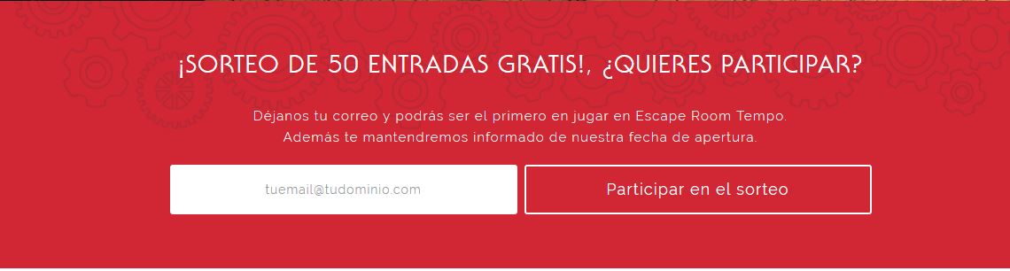 Sorteo Escape Room
