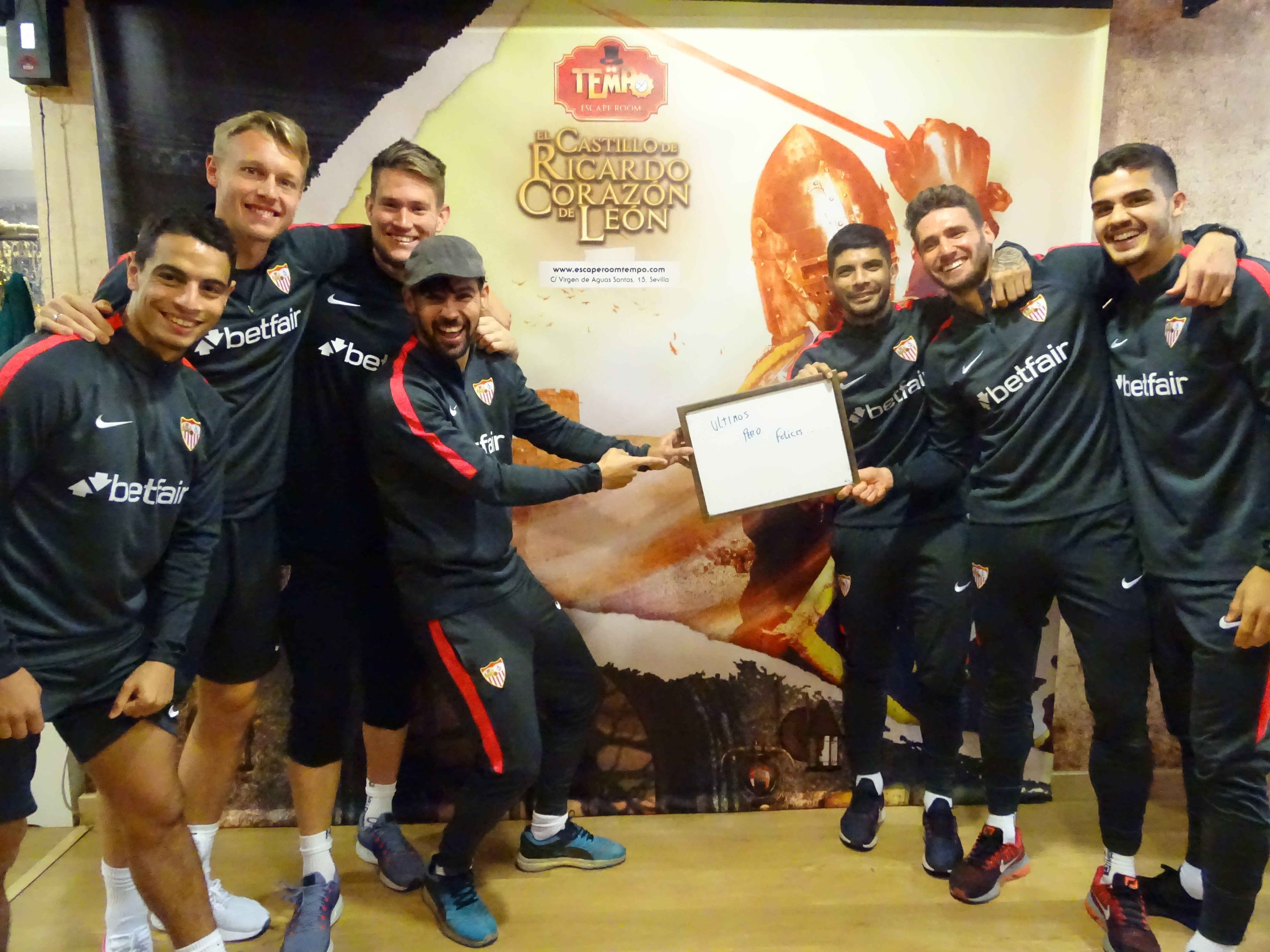 Sevilla F.C. en TEMPO escape room
