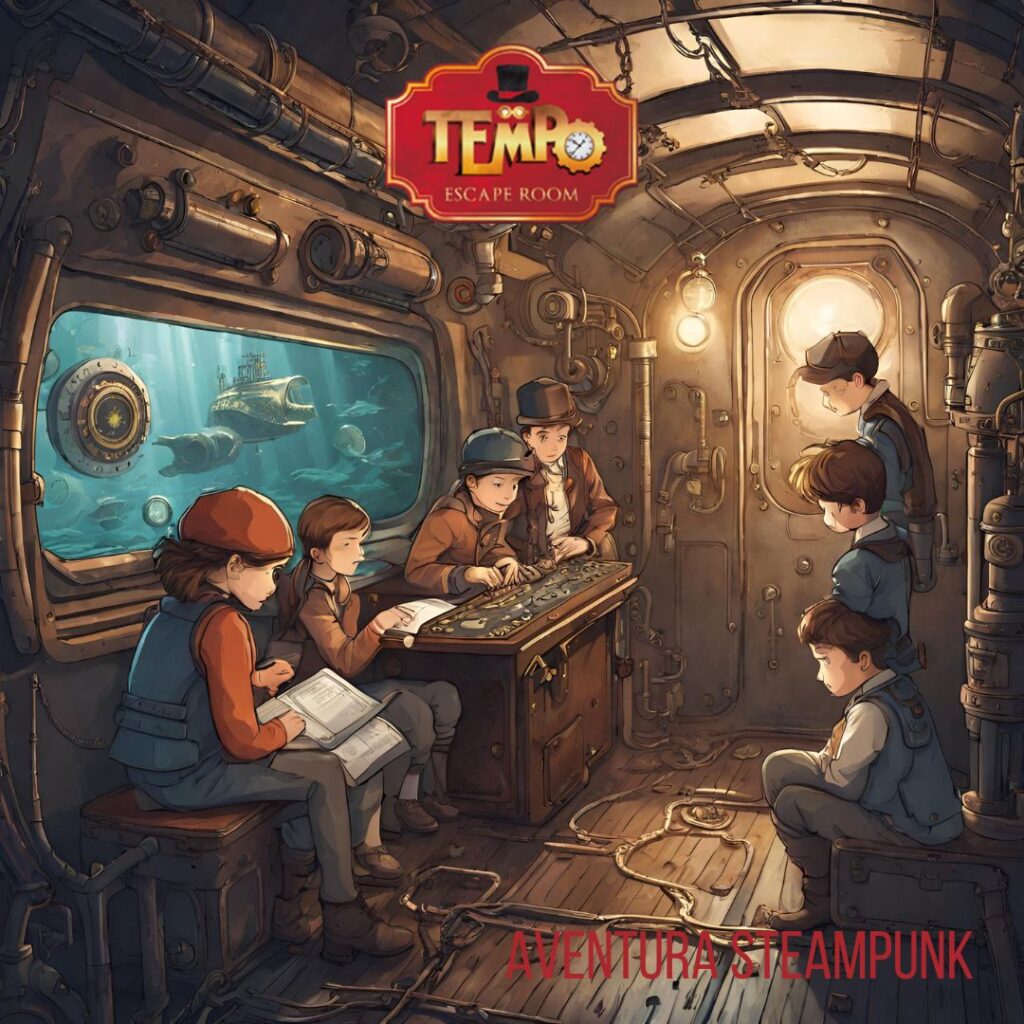 Escape Room en Sevilla para menores de edad ambientado en Steampunk
